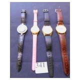 FOUR WRISTWATCHES TWO US AIR, ONE WITH