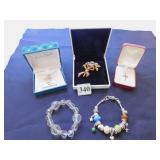 SWAROVSKI CRYSTAL ANNUAL PIN BOXED POSSIBLY 1998,