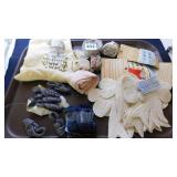 SEWING ITEMS BUTTONS ON CLOTH ROLLS, BOW