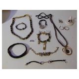 LEATHER NECKLACES, BRACELET WITH SILVER SPACER,