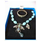 HEIDI DAUS NECKLACE BRACELET AND RING BOXED NEW