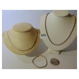 STAINLESS TWISTED CHAIN NECKLACE, SILVER CHAIN