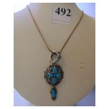 SILVER 925 CHAIN NECKLACE WITH SILVER 925 PENDANT