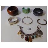 CHARM BRACELET, WOOD BRACELET