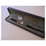 BOB MACKIE LADIES WRISTWATCH NEW IN BOX BLACK