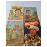 DELL TARZAN COMIC MAY ROY ROGERS JAN APRIL AND