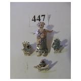 SIGNED WILSON PADILLO STERLING SILVER 925 PEOPLE