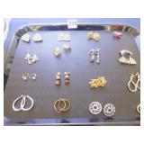 GROUP OF SIXTEEN MATCHED PAIRS OF EARRINGS ALL