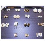 GROUP OF FIFTEEN MATCHED PAIRS EARRINGS CLIP ONS
