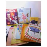 GROUP OF BOOKS KITCHEN WISDOM COOKBOOK, MUSIC