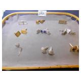 GROUP OF CUFF LINKS AND ONE TIE PIN