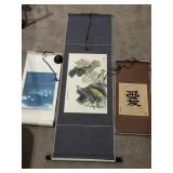ASIAN THEME ORIGINAL ART ON SCROLLS