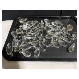 GROUP OF GLASS CRYSTAL PRISMS