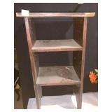 PINE SHELF TOP DAMAGED 27.5" H