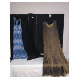 3 LONG DRESSES