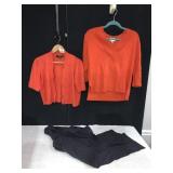 ORANGE CASHMERE SWEATER, 89 & MADISON ORANGE
