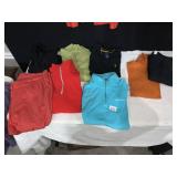 POLO SZ. SM. SWEATER, 3 EDDIE BAUER SZ. SM. ZIP