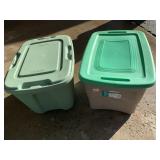 2 STORAGE TOTES