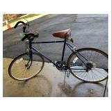 HUFFY BIKE WITH LEATHER SEAT