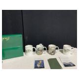 BOEHM 4 MUGS W/ BOXES