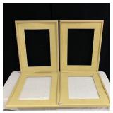 19X25 YELLOW WOOD FRAMES WITH TEXTURED YELLOW