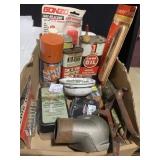 THREE IN ONE OIL, BRASSO, SPOT REMOVER, BRUSHES