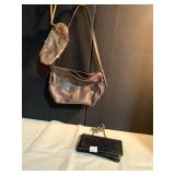 LEATHER PURSE AND EVENING BAGS