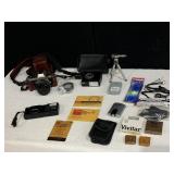 NIKON F3/T CAMERA WITH FLASH, LENSES, FILTERS,