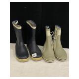 2 PAIRS OF GILL BOATING BOOTS, WOMEN