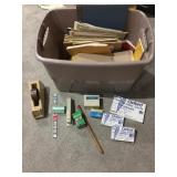 LEGAL PADS, STAPLER, TAPE DISPENSER, INDEX CARDS,