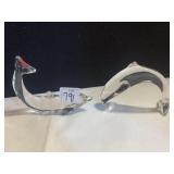 PLAYFUL DOLPHINS GLASS