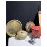 BENNINGTON POTTERY CASSEROLE WITH LID GREEN