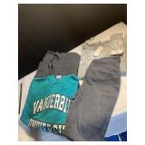 VANDERBILT SWEATSHIRT L, NEW PANTS AND TOP DRESS