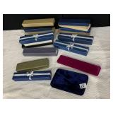 19 EMPTY NECKLACE JEWELRY BOXES