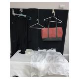 TOTE RED/BLACK, APRONS,