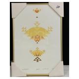 "FALL GOLDEN" ORIGINAL ART PRINT, SIGNED LEO