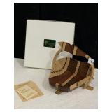 DEEP SPRING COLLAPSIBLE WOODEN BASKET, NEW IN BOX