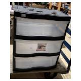 ROLLLING ORGANIZER 21.5"X 15.5 X 25.75"