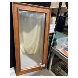 WOOD MIRROR 20" X 10.5"