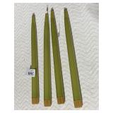 AVOCADO GREEN PREPO CORP PLASTIC CANDLES WITH