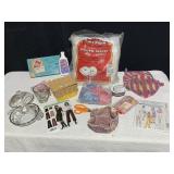 PILLOW FORM, SEWING TRIM, SILVER OVERLAY GLASS