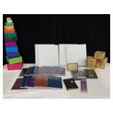 NEW MINI PHOTO ALBUMS, 4 WHITE PHOTO ALBUMS,