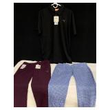 LADIES PUMA GOLD TOP AND PANTS, SZ MEDIUM, NEW