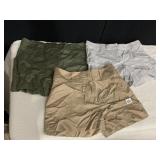 3 PAIRS OF WHITE HOUSE BLACK MARKET SHORTS, ALL