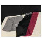 2 PAIRS OF SZ SMALL ADIDAS ATHLETIC PANTS, SZ 4