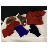 NINE WEST INFINITY SCARF, NEW SLIPPER SOCKS,