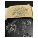 GROUP OF ASSORTED CRYSTAL PRISMS