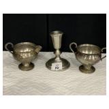 12.6 TROY OZ WEIGHTED STERLING SILVER CANDLE