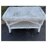 WICKER TABLE