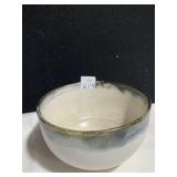 POTTERY GLAZED BOWL SIGNED